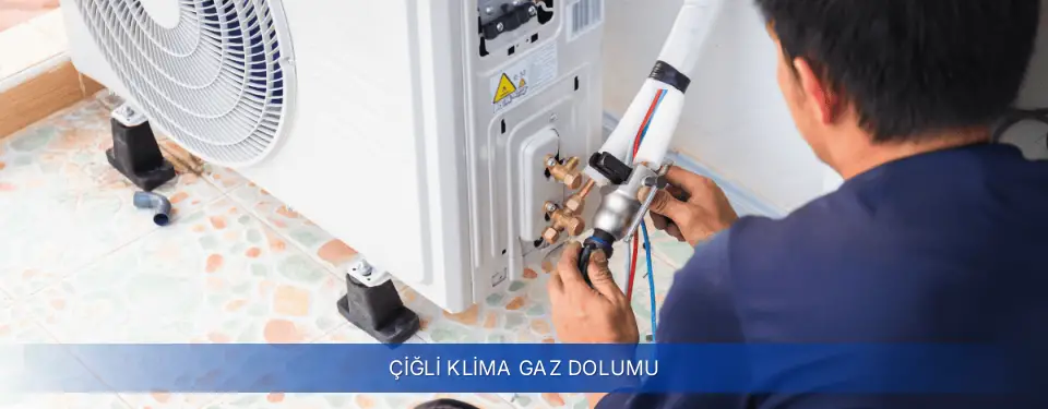 Çiğli İlçemi Baymak Klima Gaz Dolumu